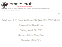 Tablet Screenshot of camera-craft.com